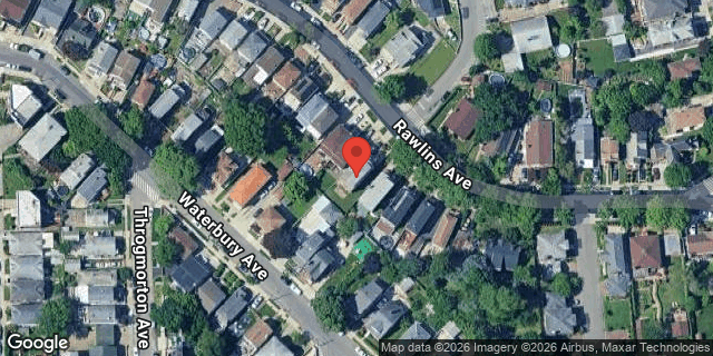 Aerial map of 3222 RAWLINS AVENUE, Bronx
