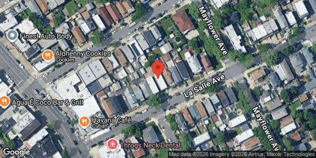 Aerial map of 2827 LA SALLE AVENUE, Bronx