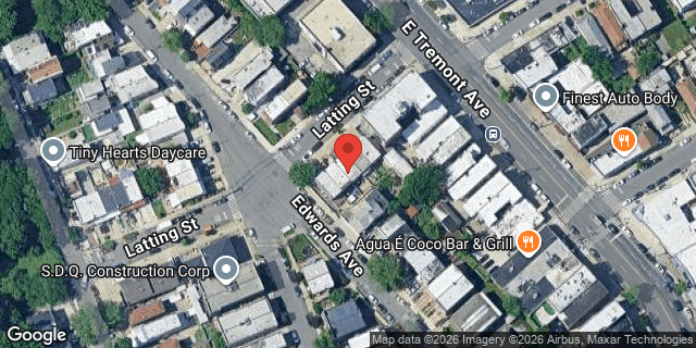 Aerial map of 2754 LATTING STREET, Bronx