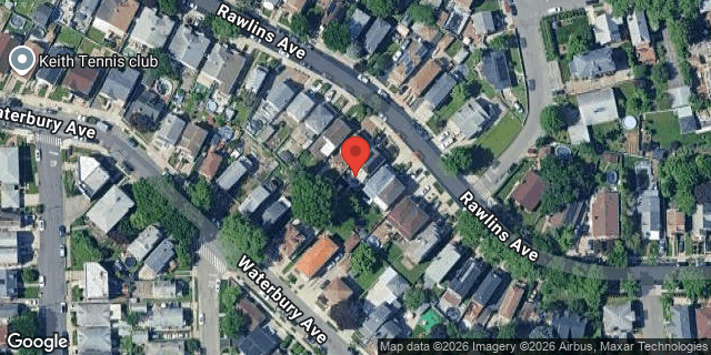Aerial map of 3212 RAWLINS AVENUE, Bronx