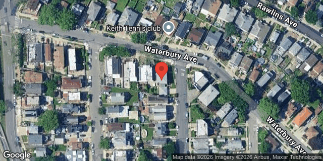 Aerial map of 3152 WATERBURY AVENUE, Bronx