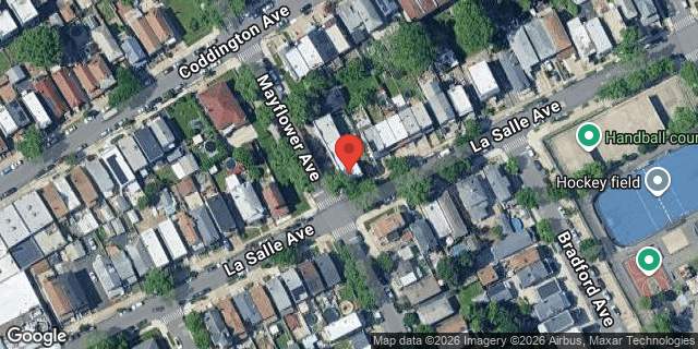 Aerial map of 2861 LA SALLE AVENUE, Bronx