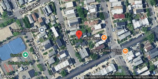 Aerial map of 1314 GILLESPIE AVENUE, Bronx