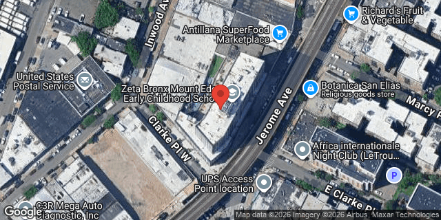 Aerial map of 1325 JEROME AVENUE, Bronx