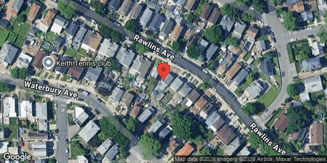 Aerial map of 3202 RAWLINS AVENUE, Bronx