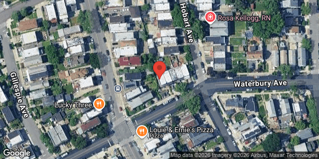 Aerial map of 3011 WATERBURY AVENUE, Bronx