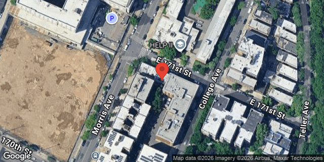 Aerial map of 280 EAST 171 STREET, Bronx