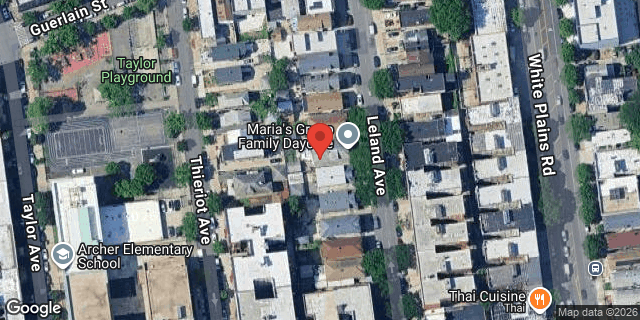 Aerial map of 1529 LELAND AVENUE, Bronx