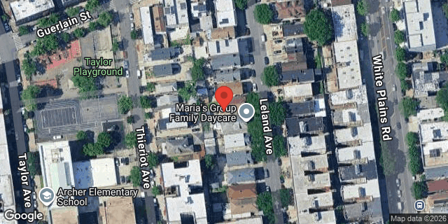 Aerial map of 1531 LELAND AVENUE, Bronx