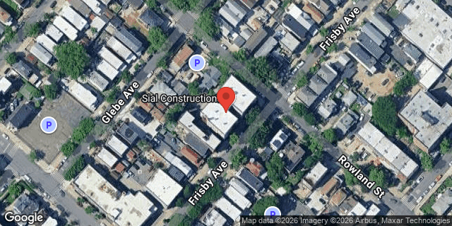 Aerial map of 2435 FRISBY AVENUE, Bronx