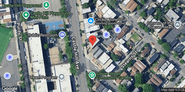 Aerial map of 1650 CASTLE HILL AVENUE, Bronx