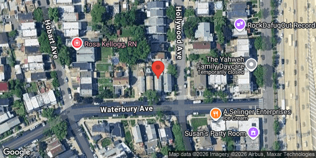 Aerial map of 3047 WATERBURY AVENUE, Bronx