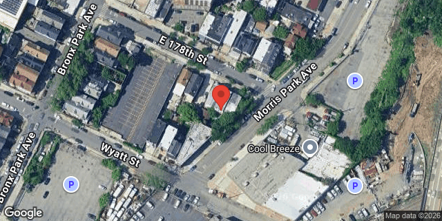 Aerial map of 1180 EAST 178 STREET, Bronx