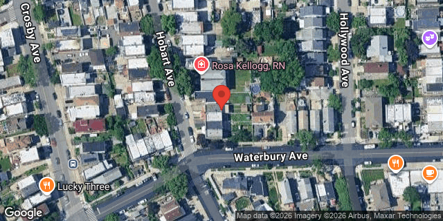 Aerial map of 1308 HOBART AVENUE, Bronx