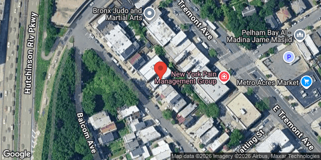 Aerial map of 1422 EDWARDS AVENUE, Bronx