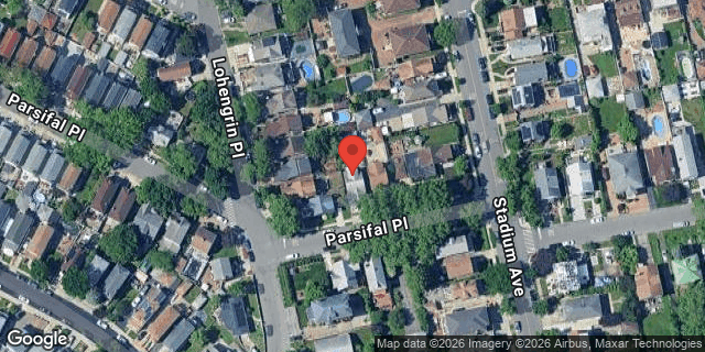 Aerial map of 3259 PARSIFAL PLACE, Bronx