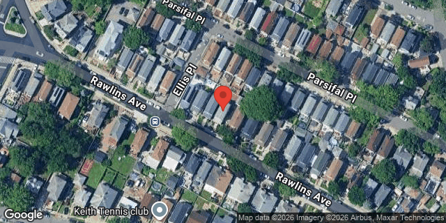 Aerial map of 3179 RAWLINS AVENUE, Bronx