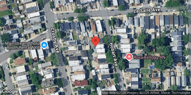 Aerial map of 1325 HOBART AVENUE, Bronx