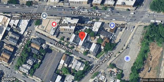 Aerial map of 1177 EAST 178 STREET, Bronx
