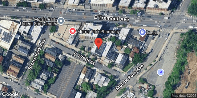 Aerial map of 1171 EAST 178 STREET, Bronx