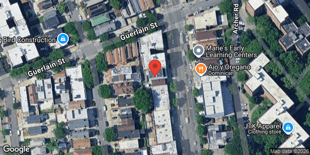 Aerial map of WHITE PLAINS ROAD, Bronx