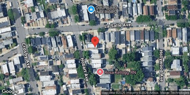 Aerial map of 1330 HOBART AVENUE, Bronx