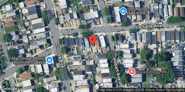 Aerial map of 3010 LA SALLE AVENUE, Bronx