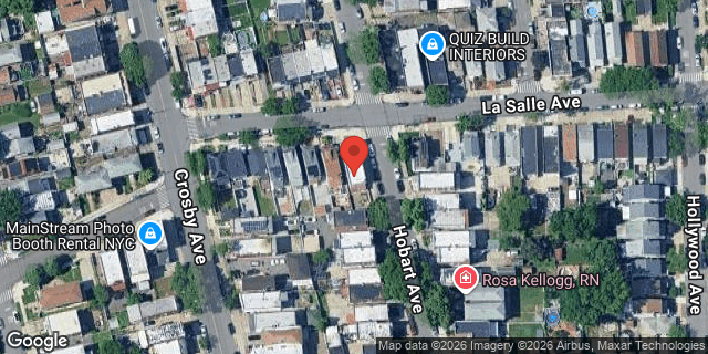 Aerial map of 3014 LA SALLE AVENUE, Bronx