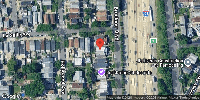 Aerial map of 3227 BRUCKNER BOULEVARD, Bronx
