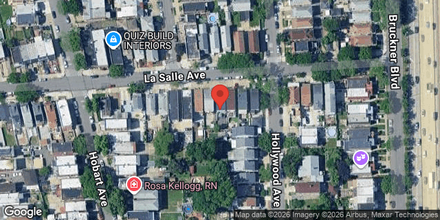 Aerial map of 3054 LA SALLE AVENUE, Bronx