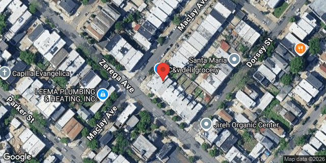 Aerial map of 1666 ZEREGA AVENUE, Bronx