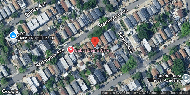 Aerial map of 2890 HARRINGTON AVENUE, Bronx