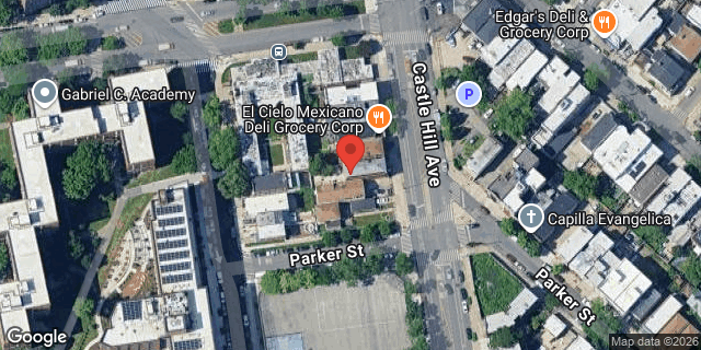 Aerial map of 1685 CASTLE HILL AVENUE, Bronx