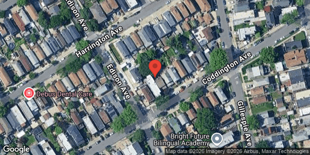 Aerial map of 2915 CODDINGTON AVENUE, Bronx