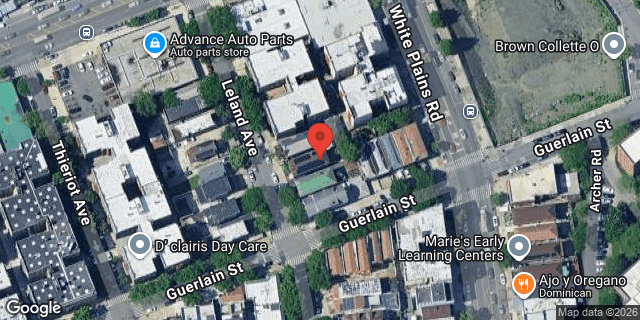 Aerial map of 1564 LELAND AVENUE, Bronx