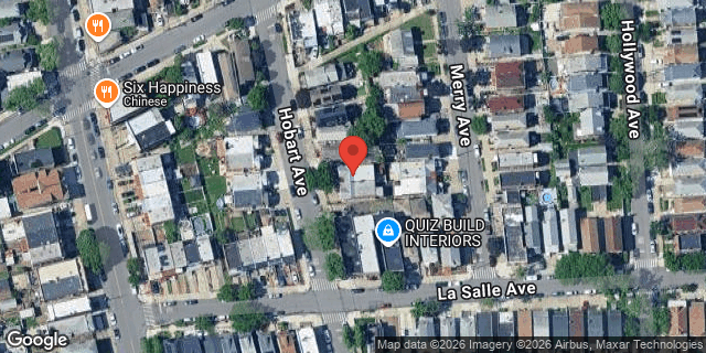Aerial map of 1364 HOBART AVENUE, Bronx