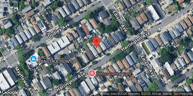 Aerial map of 2889 HARRINGTON AVENUE, Bronx