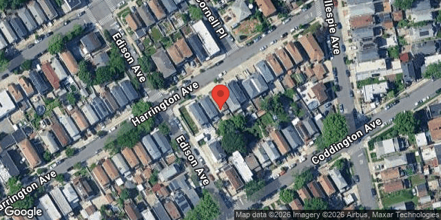 Aerial map of 2918 HARRINGTON AVENUE, Bronx