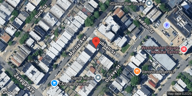 Aerial map of 2428 MACLAY AVENUE, Bronx