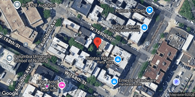 Aerial map of 510 WEST 169 STREET, Manhattan