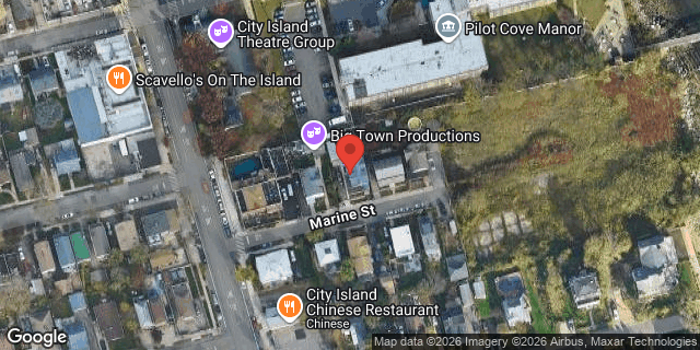 Aerial map of 157 MARINE STREET, Bronx