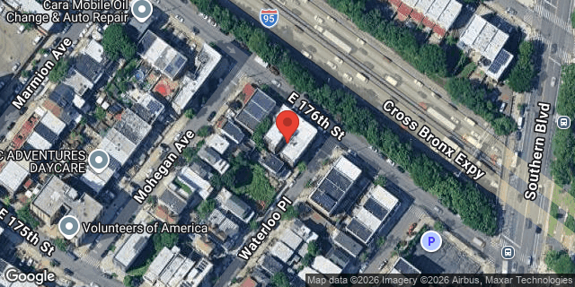 Aerial map of 878 EAST 176 STREET, Bronx