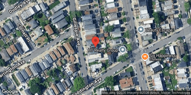 Aerial map of 1414 GILLESPIE AVENUE, Bronx