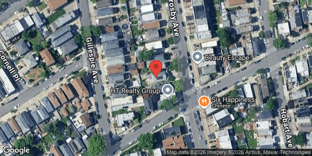 Aerial map of 1411 CROSBY AVENUE, Bronx