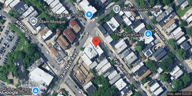 Aerial map of 518 VAN NEST AVENUE, Bronx