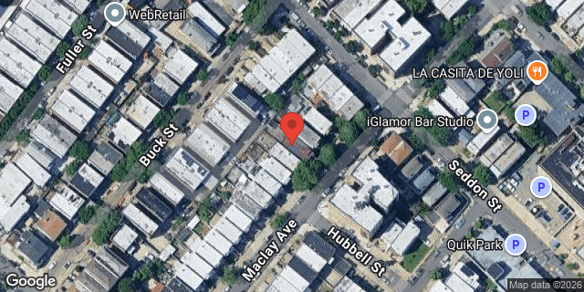 Aerial map of 2443 MACLAY AVENUE, Bronx