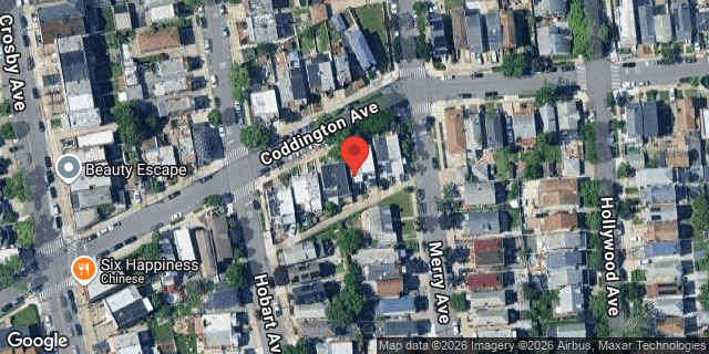 Aerial map of 3042 CODDINGTON AVENUE, Bronx
