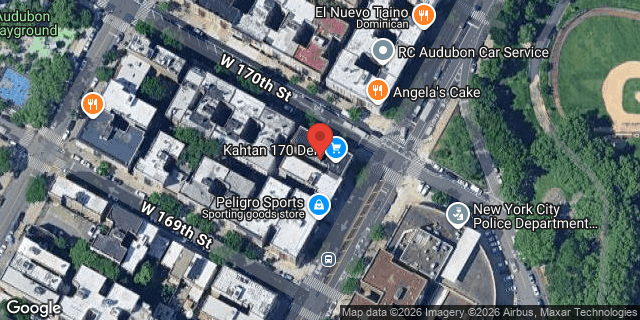 Aerial map of 500 WEST 170 STREET, Manhattan