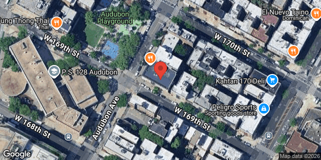 Aerial map of 525 WEST 169 STREET, Manhattan