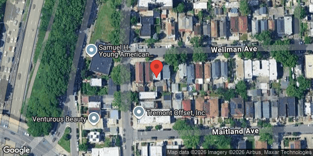 Aerial map of 2808 WELLMAN AVENUE, Bronx